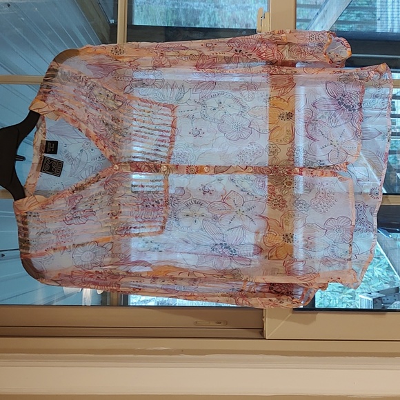 Casual Studio made in India, rayon sheer top size2 - Picture 3 of 4